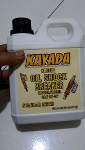 oli shock breaker motor dan mobil merk KAYADA SAE 7-10 standar japan 1 liter 1000ml