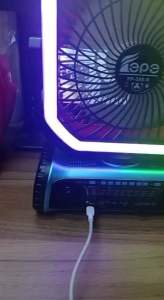 FP-358-S usb  FP-358-S solar fan Bluetooth speaker usb charging strong wind portable fishing camping tent fan speaker