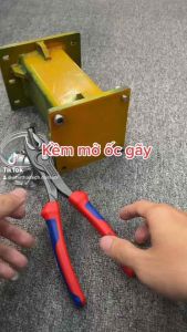 KỀM KNIPEX TWIN GRIP KHỚP TRƯỢT VỚI TAY CẦM NHỰA ĐA THÀNH PHẦN CÓ GỜ 82 02 200