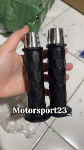 Paket Hemat Grip Oktagon Plus Jalu Stang PCX Chrome Aluminium