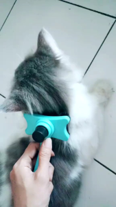SISIR TOMBOL PRESS UNTUK GROOMING KUCING & ANJING