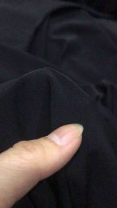 Vải thun rayon màu đen loại dày mềm rũ (khổ 1m6) may đầm váy đầm body thiết kế thời trang