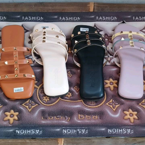 Riskabella Sendal flat/ Sandal teplek /Sandal slipon wanita