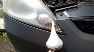 proper Auto liquid cairan nano burn coating headlamp mobil super bersih cemerlang