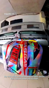Rusi Kry 200 2024 customized holographic decals free custom name and number