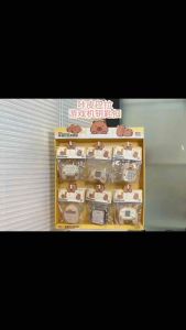 Handheld Mini Tetris Game Console Capybara Toy Keychain Small Gift