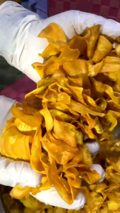 ขนุนทอดกรอบราคาถูก รสดั้งเดิมและรสหวาน ผลิตสดใหม่ทุกวันรับประกันความมัน ขนาด1000กรัม