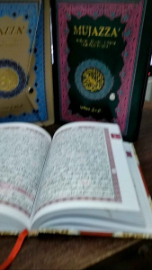 Alquran mujazza cover dompet b5