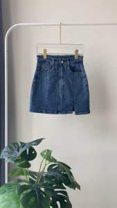 [Beevalue] Rok Celana Jeans Wanita Bahan Melar Stretchy Premium | Skort Jeans Bahan Melar | Rok Mini Bahan Stretchy | Rok Jeans Wanita Bahan Premium (7338)