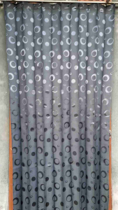 Gorden Plisket Motip Polkadot Bahan Nikita Model Cantolan Kawat S