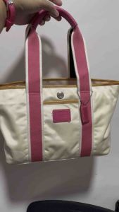 Preloved Authentic Silk pink tote