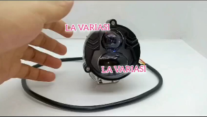 Sepasang Lampu Tembak Sorot LED MT28 Bulat Laser Cut Off High Low Fokus