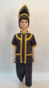 READY STOCK Sabah Kadazan Dusun Boy Costume Pakaian Tradisional Etnik Suku Kaum Bumiputra Lelaki Sabah Sabahan Outfit