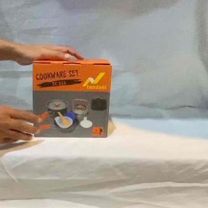 Alat Masak Camping Outdoor Cooking Set DS 308 Plus Teko