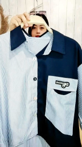 Kemeja Salur Gstyle & Bordir Happy: Pilihan Terbaik untuk Kemeja Pria