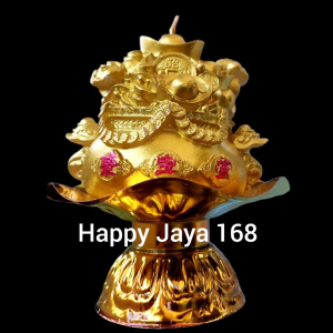 Lilin Sembahyang Warna Emas Gold Mangkok Harta Mini Nyala 15 Jam