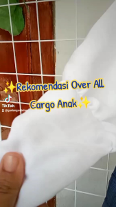 Over All Kenit Anak Perempuan Model Cargo Terbaru