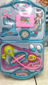 (KIDZOONA) MAINAN ANAK PEREMPUAN DOKTER KOPER / DOKTER KOPER MIKA / DOCTORS BAG SET / MEDICAL CENTER