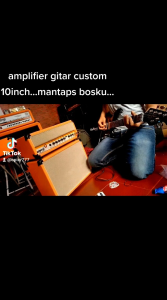 Ampli gitar custom premium 10inch spek mantap suara ngeri