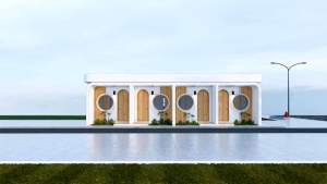 แบบบ้านห้องแถว 1 ชั้น