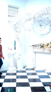 gamis syari Dahlia (anak) by AC COLLECTION full ceruty printing