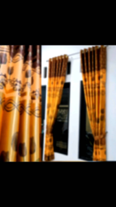 Gorden Blackout Kirana Motif Terbaru - Desain Modern Untuk Jendela dan Pintu Model Smokring Prin Emas