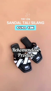Sandal Teplek Wanita Tali Belakang Korean Style