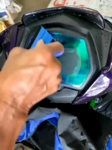 Tinted Meter Y16/LC V8 Pelangi/Titanium