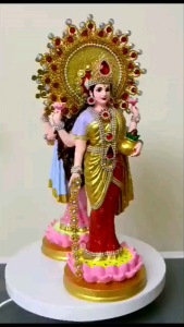 พระแม่ลักษมี ปางค์ประทานพร โปรยเหรียญ โชคลาภ ถือ #หม้อกลัส หม้อแห่งความอุดมสมบูรณ์