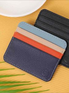 Fashionkaki Dompet Kad Lelaki Perempuan Beg Duit Pemegang Kad Kulit Tinggi Ultra-Thin ColorBlock Card Holder Wallet Purse 012