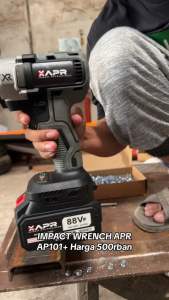 APR JAPAN AP101+ Mesin Bor Pembuka Baut Roda Mobil Motor CVT 650NM Fullset 2Baterai Bergaransi Resmi
