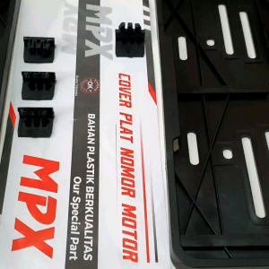 PLAT NOMOR BK STANDAR MOTOR/DUDUKAN PLAT MOTOR SCOOPY/X RIDE/VIXION/BYSON/XABRE/REVO/AEROX/VARIO/MIO