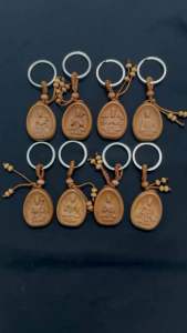 Móc khoá gỗ 8 vị phật bổn mệnh