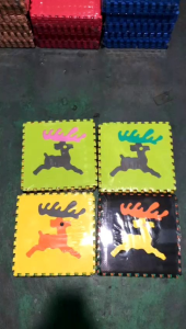 Matrass Puzzle Ukuran 30x30 Cm Tebal 1 Cm Isi 10 Pcs: Alas Bermain Anak & Olahraga