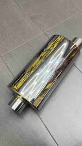 MUFFLER SEMI Z SPORT MUFFLER 304 STAINLESS STEEL OVAL MUFFLER