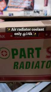 AIR RADIATOR COOLANT PART STATION 1 LITER 1000ml ORIGINAL MURAH WARNA HIJAU UNTUK MOBIL DAN MOTOR