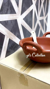 Clay Kadai From India 25cm Dia gdscollection