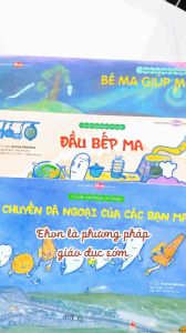 Truyện Ehon bé 3-4-5 tuổi - Bộ 4 cuốn Bé ma đáng yêu