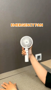APA (Ace) - Portable Mini Fan / Kipas Angin Emergency Rechargeable 4"