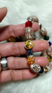 Powerful Healing Bracelet: Nazareno De Quiapo Perpetual & Sto Niño Padre Pio