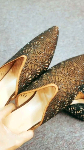 Womens ladies shinning beads event heels