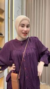 Setelan Wanita Casual ARUMI SET JUMBO Viral Kekinian Mewah Rayon Busui Lengan Lonceng