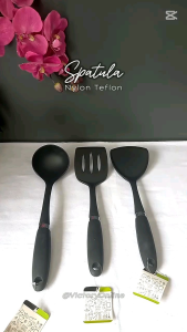 Sodet Spatula Goreng Lubang Centong Sup Nylon Teflon