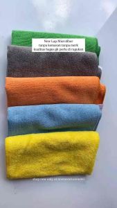 Lap Microfiber 320gsm 40cm x 40cm terry cloth microfiber tanpa kemasan tanpa merk