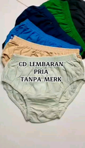 6 Pcs Celana Dalam Pria Dewasa Polos / Celana Dalem pria Lusinan Termurah
