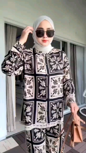 ONESET KEMEJA//SETELAN CELANA KULOT//ONESET ANNISA RAYON PREMIUM MODEL KEKINIAN