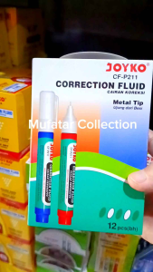 Tipe-X Joyko 1pak/Tipe-X cair/correction fluid/cairan koreksi/1pak 12pcs