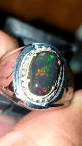 cincin batu kalimaya teh asli banten