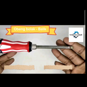 Obeng Bolak Balik Multifungsi Motif USA 4 Inch