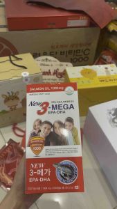 [HÀNG CHÍNH HÃNG] Tinh Dầu Cá Hồi Omega 3 Gia Đình Hàn Quốc Hộp 300 ViênGiúp cải thiện trí nhớ và tăng cường thị lực